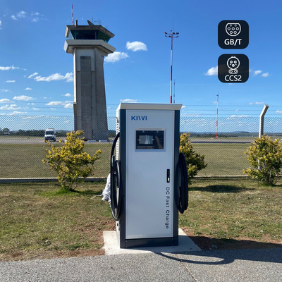 Ccs 60kw Dc szybkie ładowarki zewnętrzne Publiczne stacje ładowania EV ISO15118 DIN70121