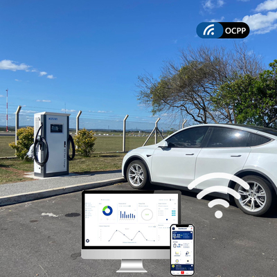 Ccs 60kw Dc szybkie ładowarki zewnętrzne Publiczne stacje ładowania EV ISO15118 DIN70121