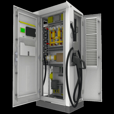 80kW Publiczne stacje ładowania Ev Connect Projekt szybkiego ładowarki Dc Ev Ccs