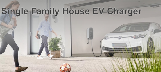 Typ 2 Ładowarka ścienna 7KW 11KW 22KW Poziom 1 2 EV UE UK FR Portugalia