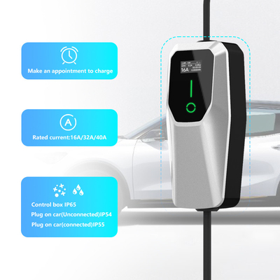 Typ 1 3.5KW 7KW 11KW AC Poziom 1 2 Wall Box Ev Ładowarka na parkingu ulicznym