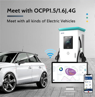Wykonane na zamówienie formy IP54 Publiczne komercyjne stacje szybkiego ładowania elektrycznego prądu stałego 180KW 240KW