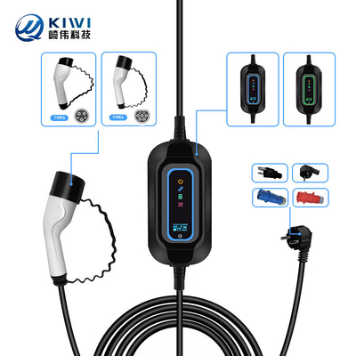 KIWI Ładowarka elektryczna samochodu elektrycznego typu AC 1 2 16A Stacja ładowania domowego pojazdu elektrycznego Długość kabla 5M