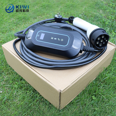 220V KIWI 3,5 kW przenośny ładowarka EV typu 2 16A J1772 dla stacji ładowania samochodów elektrycznych