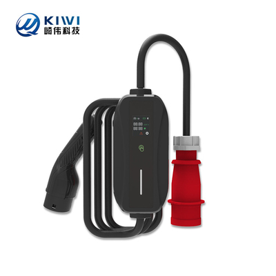 KIWI 11KW Przenośny ładowarka EV J1772 Typ 2 Połączenie dla stacji ładowania samochodów elektrycznych