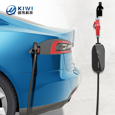 KIWI 11KW Przenośny ładowarka EV J1772 Typ 2 Połączenie dla stacji ładowania samochodów elektrycznych