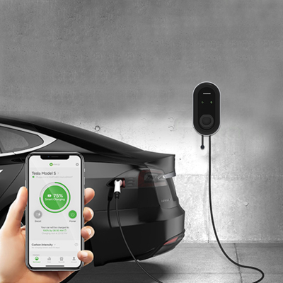 Kiwi 7KW Smart Wall Mount Poziom 2 Ładowarka samochodu elektrycznego EV dla sieci OCPP 1.6J/1.5J