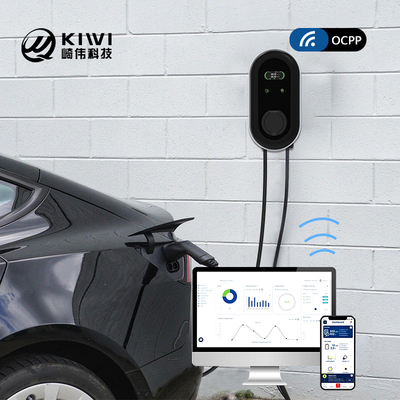 11kw trójfazowa stacja ładowania pojazdów elektrycznych typu 2 z aplikacją RFID i ochroną przed wyciekiem prądu przemiennego