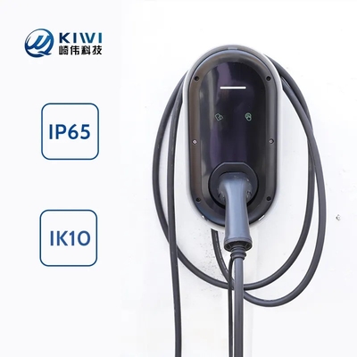 Ładowarka poziomu 2 dla pojazdów elektrycznych o mocy 7 kW z wtyczką typu Ev 2 i instalacją ścienną