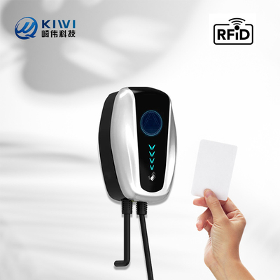 Stacja ładowania pojazdów elektrycznych typu 2 o częstotliwości 50Hz±10Hz z Kiwi Mini Ocpp 7kw Wall Box