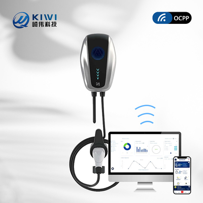 Stacja ładowania pojazdów elektrycznych typu 2 o częstotliwości 50Hz±10Hz z Kiwi Mini Ocpp 7kw Wall Box