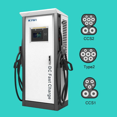 60KW OCPP 1.6J/1.5J CCS2 GBT Chademo Ładowarka pojazdów elektrycznych Poziom 3