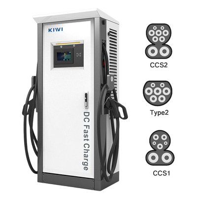 60kw 120kw Prąd wyjściowy CCS2 Chademo Typ2 EV Stacja ładowania prądu stałego dla pojazdów elektrycznych