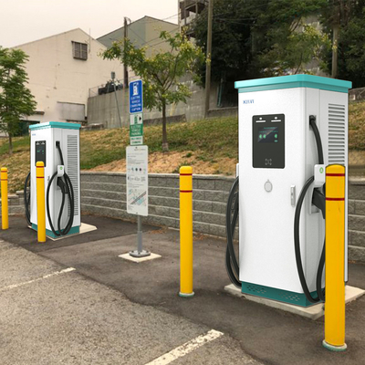 240KW Prąd stały 60kw CCS Chademo Ładowarka EV Ocpp16.j Dual Gun Fast Charger