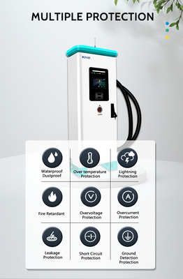 Ochrona IP54 240KW KIWI DC Szybka stacja bezprzewodowego ładowania dla samochodów elektrycznych Tesla