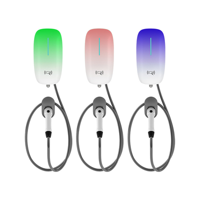 Inteligentna stacja ładowania samochodów elektrycznych 7kw 11kw AC EV Type 2 Type 1 Wallbox 16A 32A 22kw EV ładowarka