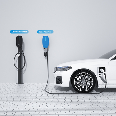 Inteligentna stacja ładowania samochodów elektrycznych 7kw 11kw AC EV Type 2 Type 1 Wallbox 16A 32A 22kw EV ładowarka