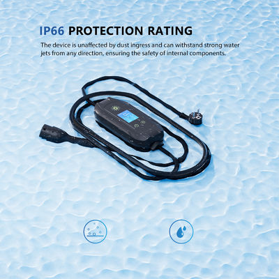 Przenośna ładowarka EV 3,5 kW z wtyczką typu 1 IP67, wyjście 16A